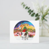 Xmas Music 2 - Guinee Pig 1 - pet Feestdagenkaart (Staand voorkant)