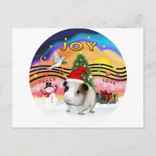 Xmas Music 2 - Guinee Pig 1 - pet Feestdagenkaart