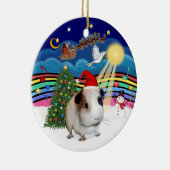 Xmas Music 3 - Guinee Pig #1 Keramisch Ornament (Rechts)