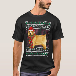 Xmas Norwich Terriër Hond Santa Hoed Lelijke Kerst T-shirt