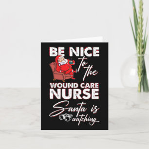 Xmas Nursing Healthcare Worker Wondverzorging Nurs Kaart