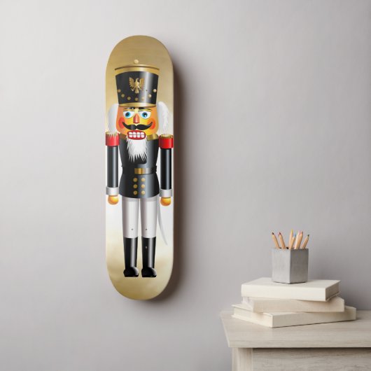 Xmas Nutcracker Persoonlijk Skateboard (Muurkunst)