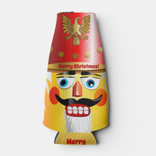 Xmas Nutcracker Speelgoed Soldier Flesjeskoeler (Voorkant)