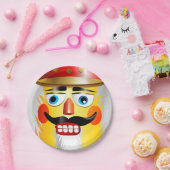 Xmas Nutcracker Speelgoed Soldier met legerpapier  Papieren Bordje (Feest)