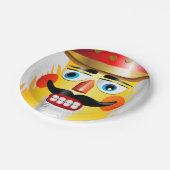 Xmas Nutcracker Speelgoed Soldier met legerpapier  Papieren Bordje (Gekanteld)