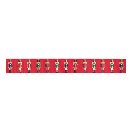 Xmas Nutcrackers Grosgrain Lint (Voorkant)