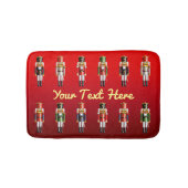 Xmas Nutkraker Speelgoed soldaten leger Badmat (Voorkant)