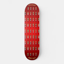 Xmas Nutkraker Speelgoed soldaten Persoonlijk Skateboard