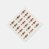 Xmas Nutkraker Speelgoed soldaten Servet (Hoek)