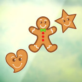 XmaS-ontbijtkoek Raamsticker (Vel 3)