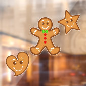 XmaS-ontbijtkoek Raamsticker (Vel 2)