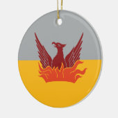Xmas Ornament - San Francisco Fog & Gold Flag (Links)