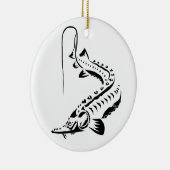 >XMAS ORNAMENT -STURGEON FISH-AMU DARYA TRIBAL (Rechts)