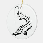 >XMAS ORNAMENT -STURGEON FISH-AMU DARYA TRIBAL (Links)