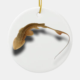 >XMAS ORNAMENT -STURGEON FISH-REAL SHOVELNOSE