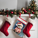 Xmas Otter Grote Kerstsok<br><div class="desc">Bereid je voor op de feestdagen met onze Xmas Otter Large Christmas Stocking! Perfect voor het vullen met goodies, het voegt een leuke draai aan uw feestelijke decor. Voeg die speciale naam en jaar toe voor een geweldige herinnering! Exclusieve design speciaal voor u gemaakt vanuit My Baby Boutique!</div>