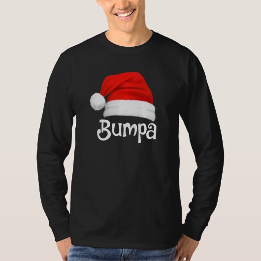 Xmas Pajama Group Matching Bumpa Christmas Hat T-shirt (Voorkant)