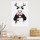 Xmas panda poster (Keuken)