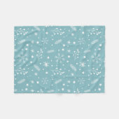 Xmas Party Decor Fleece Deken (Voorkant (Horizontaal))