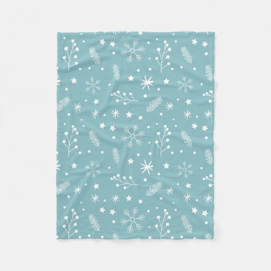 Xmas Party Decor Fleece Deken (Voorkant)