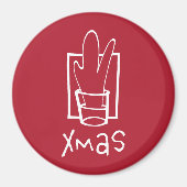 Xmas Party Magneet (Voorkant)