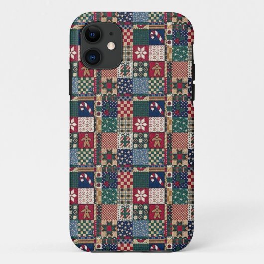 xmas-patchwork Case-Mate iPhone case (Achterkant)