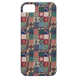 xmas-patchwork iPhone 11 hoesje