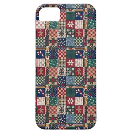 xmas-patchwork Case-Mate iPhone case (Achterkant)