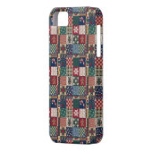 xmas-patchwork Case-Mate iPhone case (Achterkant Links)