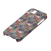 xmas-patchwork Case-Mate iPhone case (Onderkant)