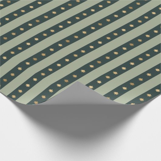 Xmas Patchwork Holiday Noel Christmas Wrapping  Cadeaupapier (Hoek)