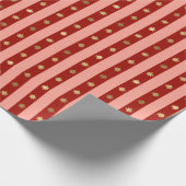 Xmas Patchwork Holiday Noel Christmas Wrapping  Cadeaupapier (Hoek)