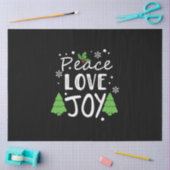 Xmas Peace Love Joy Tissuepapier (Craft)