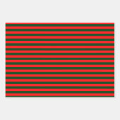 Xmas Peacock Wrapping Paper Flat Sheet Set of 3 (Voorkant 3)