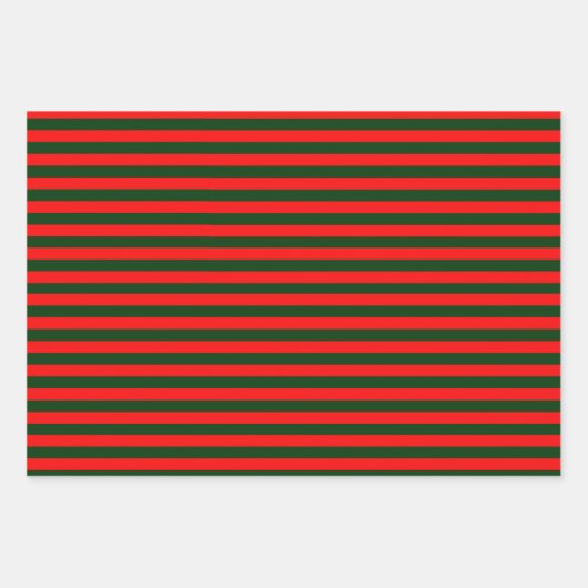 Xmas Peacock Wrapping Paper Flat Sheet Set of 3 (Voorkant 3)