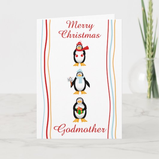 Xmas-peettante Feestdagen Kaart (Voorkant)