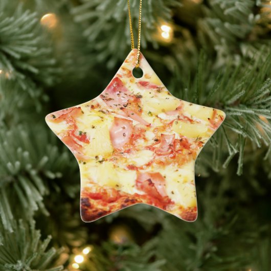 XMAS PIZZA KERAMISCH ORNAMENT (Boom)