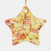 XMAS PIZZA KERAMISCH ORNAMENT (Achterkant)