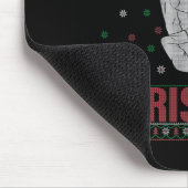 Xmas PJS Matching Jiu Jitsu Fighter Lelijke Kerstm Muismat (Hoek)