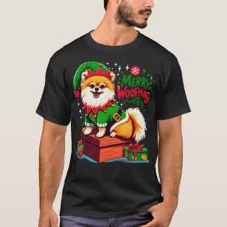 Xmas Pomeranian T-shirt