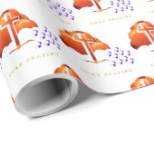 Xmas Praying Cadeaupapier (Rol Hoek)