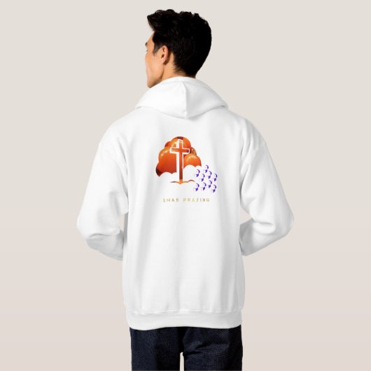 Xmas Praying Hoodie (Achterkant volledig)