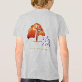 Xmas Praying Tri-Blend Shirt (Achterkant)