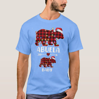 Xmas Pset Beer Abuela Baby Polar Pregnancy Announ T-shirt