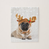 XMas Pug Legpuzzel (Verticaal)