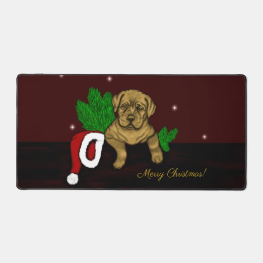XMas Puppy Bureaumat (Voorkant)