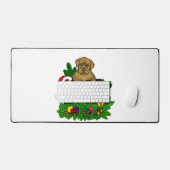 XMas Puppy Bureaumat (Keyboard & Muis)