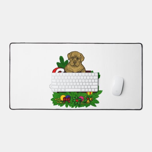 XMas Puppy Bureaumat (Keyboard & Muis)