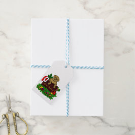 XMas Puppy Cadeaulabel