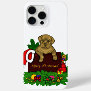 XMas Puppy iPhone 15 Pro Max Hoesje